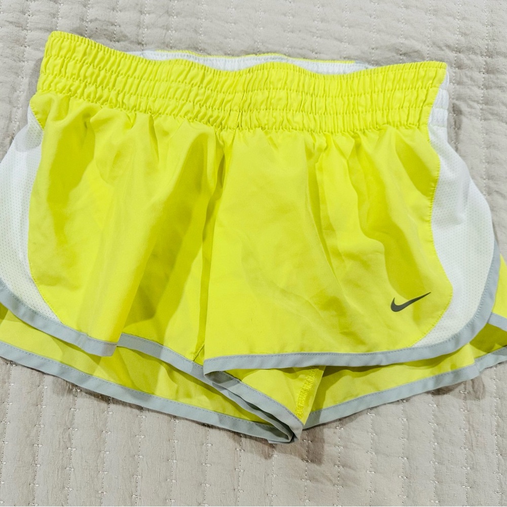 Nike Women's Yellow Running Shorts